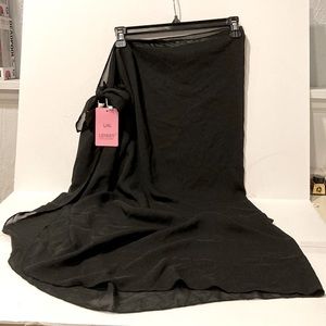 Lienridy Black polyester see-through dress new with tags